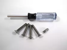 Security Screws for Eagle Wheels - 5/16"-18 x 1" or 2" with key and handle