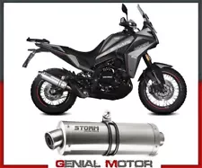 Exhaust Muffler Storm By Mivv Oval Inox MOTO MORINI X-CAPE 650 2021 > 2023