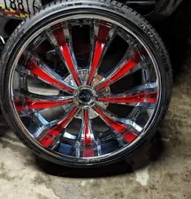 26inch Wheels and Tires 5x115 Dodge Charger Ford Crown Victoria Chrysler 300