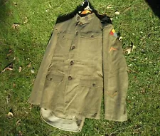 MULTI PIECE U.S. WWI WW1 AEF TANKER FULL UNIFORM TANK REGIMENT COAT SHIRT PANTS