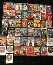 49 Lot Set Dvds Children Kids Family TV Movies Disney Pixar Marvel Dreamworks ++