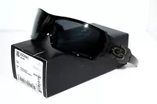 OAKLEY Oil Rig POLARIZED Sunglasses 26-203 Polished Black W/ Black Iridium Lens