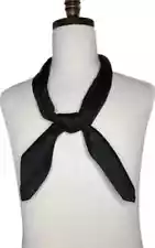 US Navy Issue USN Enlisted Uniform Black Neckerchief Scarf NEW