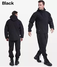 Men High-end Waterproof Tactical Stealth Hoodie Soft jacket TAD Sharkskin Jacket