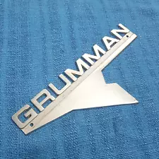 Vintage Grumman Olson Emblem Badge LEFT SIDE Step Delivery Van Collectible Sign