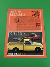 1977 1978 TOYOTA PICK UP TRUCK ORIGINAL PRINT AD ADVERTISEMENT