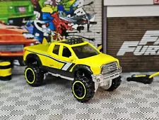 2010 Lifted Toyota Tundra Hot Wheels 2011 Yellow Pickup Truck Loose Diecast