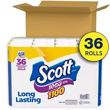 Scott 1100 1-Ply Toilet Paper (1100 sheets/roll, 36 rolls)