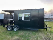 NEW BBQ pit Charcoal grill Smoker Concession style Trailer 18' kitchen trailer