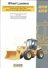 Equipment Brochure - Case - 321B 421B - Wheel Loader - c1995 (E5719)