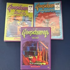 90s Vintage Goosebumps R.L. Stine DVD Lot of 3 DVDs 2 New Sealed 1 Open