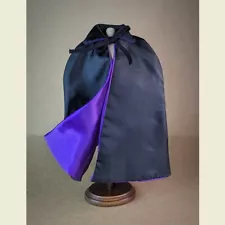 New ListingTwo-sided black & purple Halloween Vampire cape for 11 inches fashion dolls