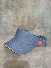 Authentic McDonald’s Employee Visor Navy Adjustable One Size (Good Condition)