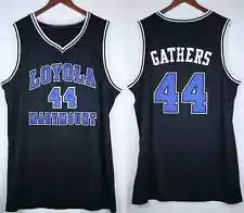 Throwback Hank Gathers #44 Basketball Jerseys All Stitched S-6XL Black