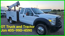 2013 Ford F-450 4x4 4000lb Crane 9ft Mechanics Srvice Bed Utility Truck 6.8L Gas