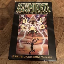 Illuminati Card Board Game Steve Jackson Games 2007 Complete Excellent Scarce!!