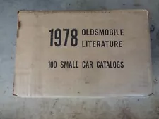 1978 Oldsmobile Cutlass Omega & Literature Showroom Sales Brochure Case Of 100