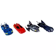 Four Corgi 2000 Batman Vehicles Bat Mobile Submersible Robin DC Comics