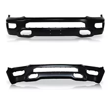 Primered - Front Bumper for 2019-24 RAM 1500 W/Fog Hole，not fit RAM 1500 TRX