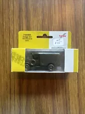 HERPA MINITANKS DODGE3/4 M43 AMBULANCE 743365 READY TO ROLL