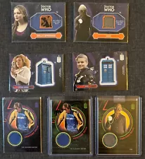 TOPPS DOCTOR WHO 7 RELIC CARDS TARDIS PATCH COSTUME RELICS RIVER SONG OOD