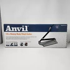 Anvil Vinyl Tile Cutter, 12 Inch Heavy Duty Steel Blade, Die-Cast Aluminum Base