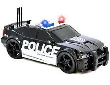 Friction Powered Police Car Toy Rescue Vehicle with Lights and Siren Sounds Car