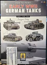 AMIG6037 - Mig Jimenez - How to Paint Early WWII German Tanks 184 pgs - New!