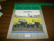 Deutz-Allis 5240, 50, and 60 Air Cooled Diesel Tractors 6 Page Fold-Out