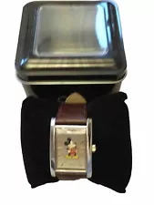 Mens Disney Classic Mickey Mouse Leather Watch - Walt Disney World - Brand New