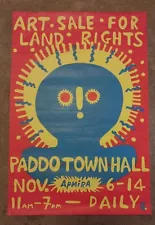 Martin Sharp Art Sale For Land Rights poster APMIRA Paddington Town Hall 1982