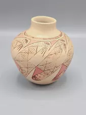 Hopi Leah Nampeyo Polychrome Migration Pattern Jar