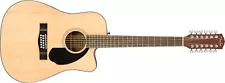 Fender CD-60SCE Dreadnought 12-String Acoustic-Electric Guitar Natural