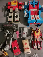 Vintage G1 Transformers Toy Lot File Cards Accessories 80s