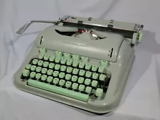 HERMES 3000 Typewriter model hp 2/58 TESTED CLEANED Year 1963