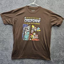 Creepshow Movie Comic Book T Shirt Men XL Brown Cotton Blend