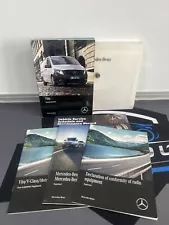 MERCEDES VITO OWNERS PACK / HANDBOOK / MANUAL + WALLET 2014-2020 (2017) !!