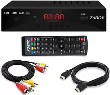 Digital TV Converter Box ATSC Cabal Box - ZJBOX for Analog HDTV Live1080P wit...