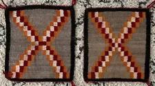 vintage hand-woven navajo rugs 15 X 14 Each.selling Price Is For Both Rugs