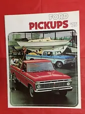 1975 FORD "PICKUPS" Truck Dealer Sales Brochure