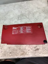 87-91 Ford F-series Truck oem RED under dash FUSE PANEL COVER F-350 DIESEL