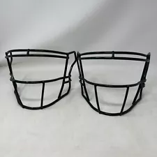 Lot Of 2 Riddell Football Helmet Facemask Green 10-18T Face Mask