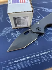 Strider Knives .75 AR Tanto Black PVD DLT Exclusive New