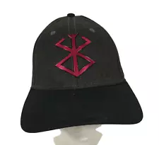 Berserk Logo Manga Graphic Kentarou Studios Crunchyroll Adjustable Snapback Hat