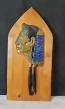 1941 Willard Stone Cast Brass Original Sculpture Cherokee Oklahoma Zink Ranch