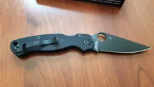 New ListingSpyderco Para Military 2 (Para 2) S45VN Black Scale, Black Blade