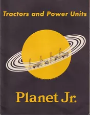 Planet Jr Tractors & Power Units catalog c 1950 Tuffy & Accessories S L Allen Co