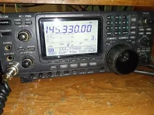 icom ic 746 transceiver FOR SALE ONLY $650 PLUS $25 SHIPPING. WJ9E, Mike Elder.