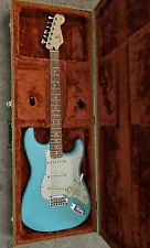 Fender Stratocaster: Seafoam Green Player With Fender Tweed Hard Shell Case