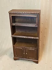 VINTAGE BESPAQ BARRISTER BOOKCASE CABINET FOR MINIATURE DOLLHOUSE